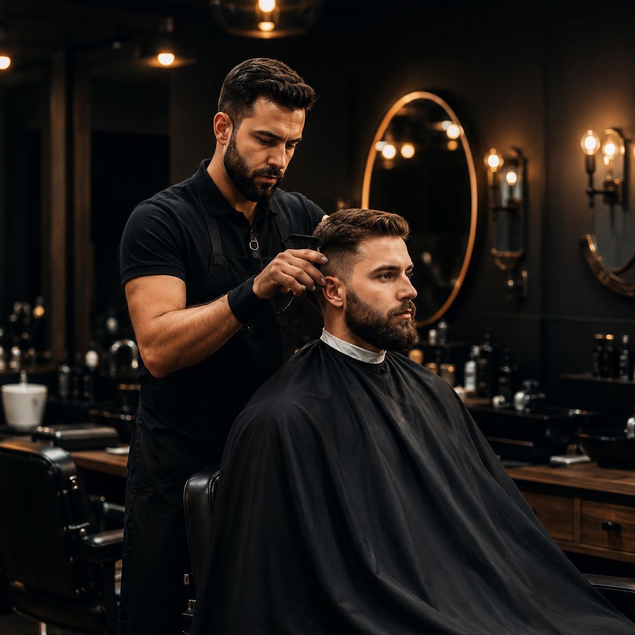 Barbershop using BookedHQ